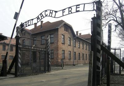 "Auschwitz I", ingresso