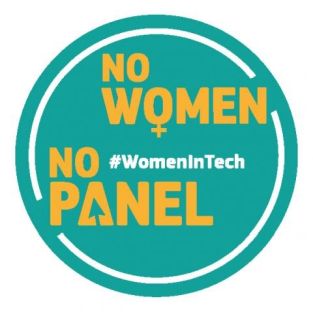 "No Women No Panel", logo