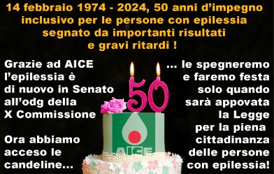 AICE, 50 anni, febbraio 2024