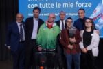 Foto di gruppo per la presentazione di Torino dei XXXV Giochi Nazionali Invernali Special Olympics