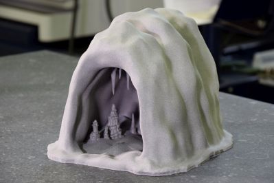 Grotta in miniatura stampata in 3D da ProM Facility