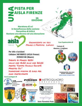 "Una pista per AISLA Firenze", 16 marzo 2024