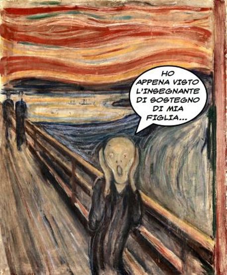 Edvard Munch, “L’urlo” (1893) (fumetto di Gianni Minasso)
