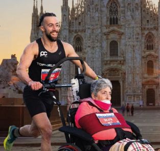 Eric e Silvia alla "Milano Marathon"