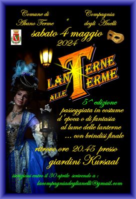 "Lanterne alle Terme", Abano Terme, 4 maggio 2024
