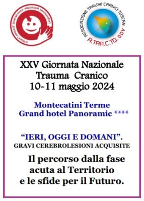 Montecatini Terme, Giornata Trauma Cranico, 10-11 maggio 2024