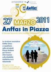 Locandina ufficiale di «ANFFAS in Piazza 2011»