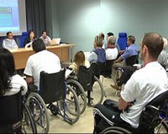 Un'immagine dell'incontro del 27 maggio a Pescara, tra le persone con disabilità, i loro familiari e le Istituzioni della Regione Abruzzo