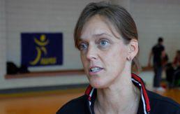 Anja Wouters, responsabile dei controlli tecnici dei Campionati Mondiali di wheelchair hockey