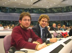 Pierangelo Cenci e Giovanni Padovani, delegati italiani alla Conferenza di Bruxelles