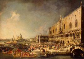 «Ingresso solenne del conte Gergy a Palazzo Ducale»: è una delle opere di Canaletto presenti a Treviso