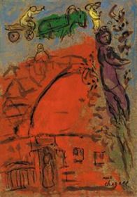 Marc Chagall, "La casa rossa"