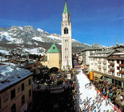 Un'immagine di Cortina d'Ampezzo