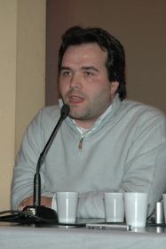 Alberto Fontana, presidente nazionale della UILDM, che ha organizzato l'evento di Milano