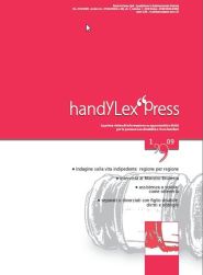La copertina del primo numero della nuova rivista «HandyLexPress»
