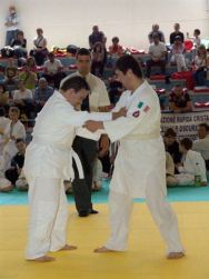 Incontro di karate tra persone con disabilità