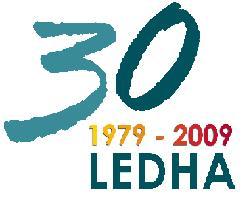 Il logo dei trent'anni della LEDHA