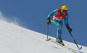 Lo sciatore amputato Michael Milton