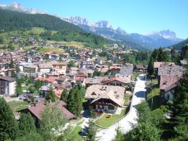 Un'immagine di Moena, in Trentino