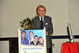 Luca di Montezemolo, presidente della Fondazione Telethon, presenta l'edizione 2011 dell'evento