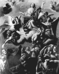 Assunzione della Vergine di Gaspare Traversi (1749) nella Chiesa di Santa Maria dell'Aiuto a Napoli