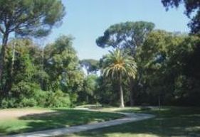 Un'immagine del parco di Villa Floridiana a Napoli