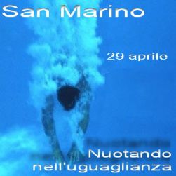 Poster della manifestazione del 29 aprile a San Marino