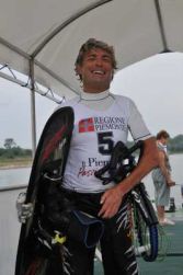 Il maestro e pluricampione mondiale di sci nautico Gianfranco «Jeff» Onorato, protagonista dell'incontro del 25 novembre a Dolo (Venezia)