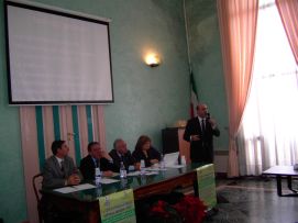 Il tavolo dei relatori del Convegno di Palazzolo Acreide (foto di ANFFAS Sicilia)