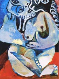 Pablo Picasso, Bacio, 1970, Mougins, Collezione Picasso