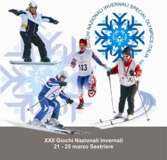 Locandina dei Giochi Special Olympics di Sestriere