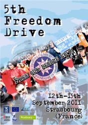 Il manifesto ufficiale della «Freedom Drive 2011»