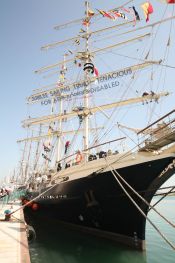 L'equipaggio del brigantino britannico «Tenacious», partecipante alla Garibaldi Tall Ships Regatta 2010, era composto per metà da persone con disabilità