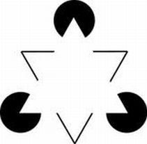 Il triangolo di Kanizsa, nota illusione ottica