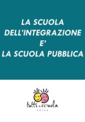 Uno dei manifesti che il 9 marzo l'Associazione Tutti a Scuola porterà in piazza a Napoli