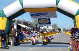 L'arrivo della seconda tappa del Giro d'Italia di Handbike 2012 a Montalto Marina (Viterbo)
